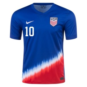 Fotbalové dres Spojené Státy Americké Pulisic 10 Venkovní 2024 Krátký Rukáv